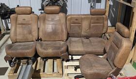 202-02057bl Ford Truck 1997 2003 F150 King Ranch Leather Seats