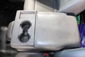 202-04161c Ford Truck Front Seat Bench 40/20/40 Center Vinyl Fits 15-20 F150 Pickup 340160