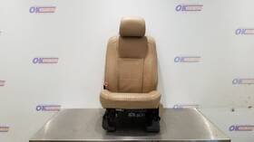 202-04163l Ford Truck 15 F150 Lariat Seat Front Driver Tan Leather Heated Cooled Memory