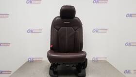 202-10120l Ford Truck 17 F150 Platinum Seat Front Driver Black Maroon Heated Cooled Massage