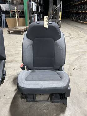 202-11998al Ford Truck 2022 Bronco Black And Dark Gray Cloth Driver Left Side Front Seat 4 Door