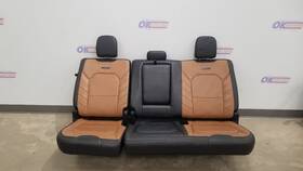 215.fd8117 Ford Truck 17 F150 Limited Rear Back Seat Assembly Mojave Leather Crew Cab