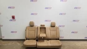 215.fd8317 Ford Truck 17 F250 Sd Crew Cab Rear Seat Assemlby Tan Leather