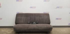 215.fd8791 Ford Truck 91 F350 Xlt Lariat Rear Bench Seat Assembly Gray Cloth Crew Cab