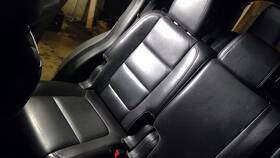 215.fd8g14 Ford Truck 13 14 15 Explorer Passenger Right Second Row Rear Back Seat Bench Black Leather