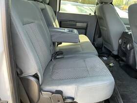 215.fd8n12 Ford Truck F350sd Pickup 2012 Rear Seat 60/40 Split Bench Gray Cloth Second Row 827349