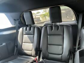 220.fd8314 Ford Truck Explorer Fits 13-15 Third Row Seat 50/50 Split Bench Black Leather 857559