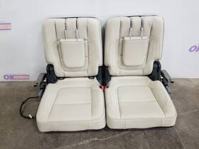 220.fd8g18 Ford Truck 18 2018 Explorer Platinum Third Row Seat Set Gray Leather Power