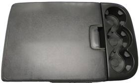 25916917 General Motors 07-13 Silverado Jump Seat Center Console Armrest With Lid Cup Holder Storage Black