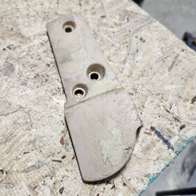 476215 General Motors Seat Hinge Cover Left Upper 78-82 C3 Corvettes Driver Side Good Used Trim Guard