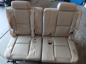 20132014 Gm 2007- 2014 Yukon Denali Escalade 3rd Third Row Seat Black Perforated