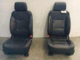 202-04358l Gm 15-19 Silverado 2500 3500 Heated Ventilated Black Leather Front Seats 10668863