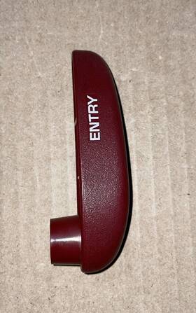 27541 Gm 92- 94 Chevy Silverado Truck Sierra Driver Left Side Seat Forward Lever Red