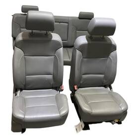Gmc 202-04358 2015-2019 Sierra 2500 Front And Rear Seat Bucket/bench Grey Leather 4s3 Oem