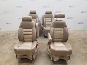 200.gm9t03 Gmc Truck 03 2003 Savana 1500 Day Cruiser Oem Front And Second Row Seat Set Tan