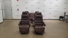 200.gm9x93 Gmc Truck 1993 Van Vandura G2500 Explorer Seat Set Purple Lavender Front Rear 3rd Row