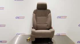 202-04013r Gmc Truck 18 Sierra 1500 Sle Seat Front Passenger Cocoa Dune Leather Power Heated