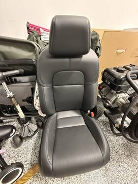 202.ho1d24 Honda Civic 2022-2025 Black Leather Passenger Seat Airbag Deployed