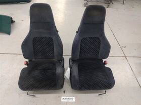 202.ho1k95 Honda Prelude S Pair Of Cloth Front Bucket Seats Fits 1992 1993 1994 1995 1996
