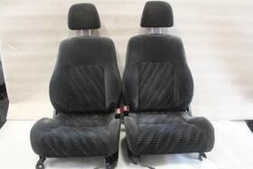 202.ho1k99 Honda 1997 1998 1999 2000 2001 Prelude Driver Passenger Front Seats Black