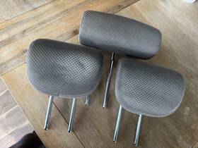 206.ho1b10 Honda 2010 2014 Insight Rear Second Row Seat Headrest Set Gray Cloth Head Rest