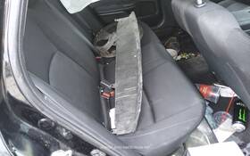 215.ho1b18 Honda Civic 2018 Rear Seat Black Cloth 1529141