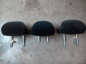 215.ho1n10 Honda 2010 10 Accord 2dr Coupe Set Of 3 Headrests For Rear Seat Gray Cloth 34386