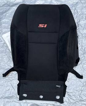 81121-svb-a41za Honda 06-11 Civic Si Passenger Right Front Upper Seat Skin Suede Cover Black