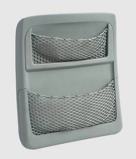 81127-s9v-a21zb Honda 2003-2008 Pilot Front Seat Back Panel Cover Net Gray Oem