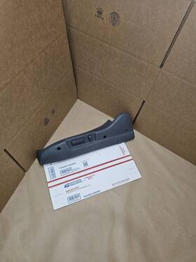 81638-sox-a223-m2 Honda 2003-2008 Pilot Driver Side Gray Power Seat Trim Panel Only With Switch