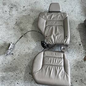 82140-t0g-a42zb Honda 2014 Cr-v Ex-l Rear Passenger Right Upper& Lower Seat Portion Grey Leather
