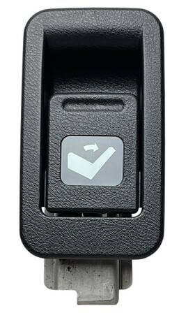 82242-shj-a01zd Honda 2005-2010 Odyssey Black Third Row Seat Release Pull Down Fold Tilt Lever