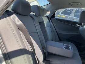 215.hy1s12 Hyundai Sonata 2012 Rear Seat 60/40 Split Bench Gray Cloth Second Row 820297