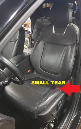 88500cw520 Hyundai 22 23 24 Santa Cruz Left Front Leather Heated And Cooled Seat Electric Black Nnb