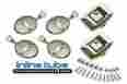 Sb03-69sr Inl10271a J-5212 Inl10727 Inl10472 1969-72 Bucket Seat Chrome Back Panel Push Release Button Head Rest Bezel Screws