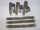 J5126 Camaro 1969 1968 Tan Seat Delux Belts Rear Originals 1967