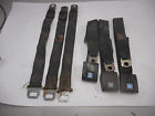 J5136 Camaro Black 1968 1967 Rear Belts 1969 Seat