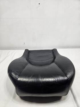202-50567l Jaguar 01-06 Xkr Right Front Bottom Black Leather Seat Cushion And Upholstery Leg