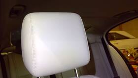 206.ja1p12 Jaguar Xf 2012 Passenger Front Headrest Leather Gray