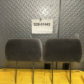 206.ar1x91 Japanese Chrysler 1994 Dodge Stealth Left Right Pair Set Headrest Gray Grey Driver Passenger