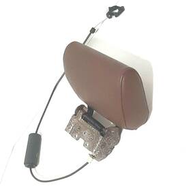 012506 Jeep Commander Limited Third Row Headrest Saddle Brown Leather Left Side