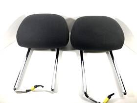 197145-3 Jeep Headrests 2 Active Compass Patriot Caliber 10-16 Front Seat Black Cloth