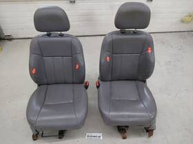 202.am8297 Jeep Cherokee Xj Country Pair Of Front Leather Bucket Seats Fits 97 98 99 00 01 202.am8297 Jeep Cherokee Xj Country Pair Of Front Leather Bucket Seats Fits 97 98 99 00 01