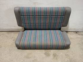215.am8597 Jeep 97-02 Tj Wrangler Sport Second 2nd Row Rear Fold Tumble Seat Gray Cloth 739
