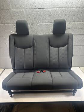 215-jeep Jeep 07-18 Wrangler 2dr Tow Door Black Cloth Rear 2nd Row Seat Assembly Oem Factory
