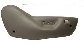 516663 Jeep 99-04 Grand Cherokee Passenger Side Seat Base Hinge Trim Cover Taupe S22