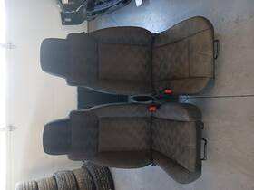 68036375aa Jeep Ft03-ft06 Wrangler Gray Cloth Seat Set With Manual Adjust Oem