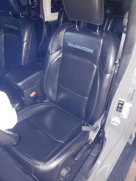 68276608ad Jeep 21 22 23 Wrangler 4xe Left Front Seat Black D5x9 Leather With Blue Stitch Heated