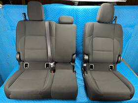 6pw64sttae Jeep Gladiator Sport Rear Seat Rh And Lh With Headrests Cloth Black 28k 2020-2024 Oem