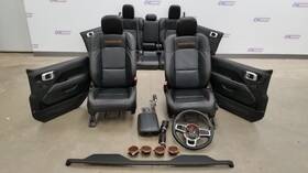 200.ch9a21 Jeep/plymouth Truck 21 Gladiator Jt Mojave Interior Trim Set Black Leather 200.ch9a21 Jeep/plymouth Truck 21 Gladiator Jt Mojave Interior Trim Set Black Leather